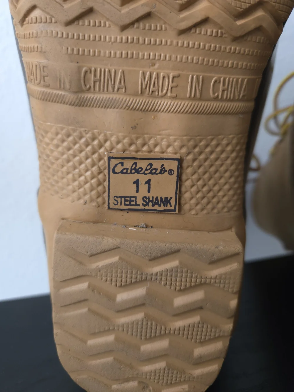 Cabela's Men's Leather Rubber Waterproof Duck Boots Thinsulate Steel Shank 11D